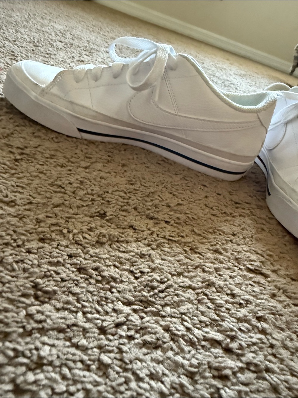 Nike Women’s White Low-Top Canvas Sneakers
